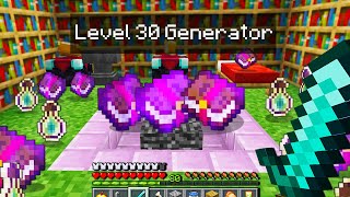 Minecraft Bedwars but there was a secret infinite enchants generator...?