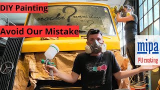 Full color change of a Mercedes Van: What have we learned ! part. 1