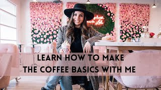 Learn how to make the coffee basics with me! screenshot 4