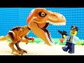 Baby Dino vs Police Lego