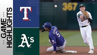 Rangers vs. A's Game Highlights (8\/8\/23) | MLB Highlights