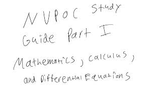 NUPOC Study Guide (Math Section)