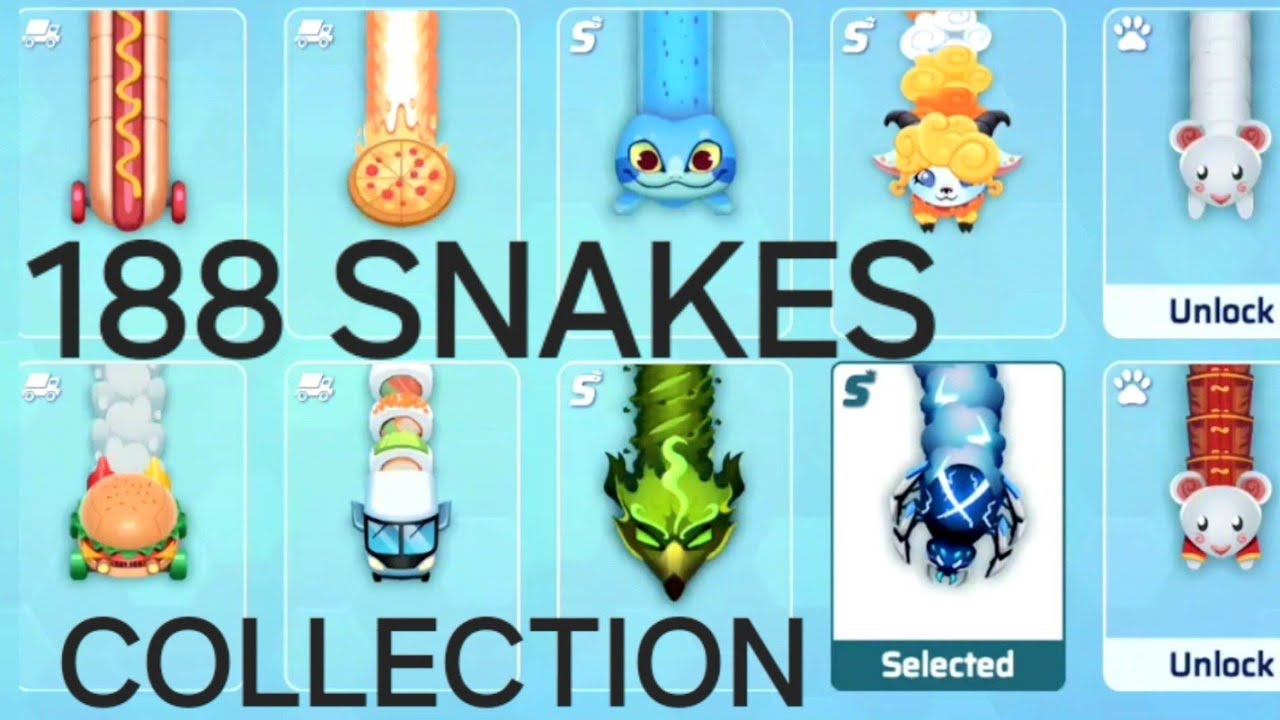 BIG SNAKE IO SNAKE COLLECTION snake.io