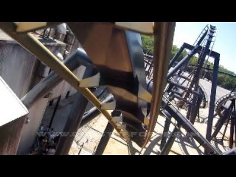 Batman The Ride Front Row Seat on-ride HD POV Six Flags Over Georgia -  YouTube