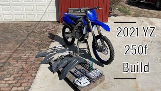 Upgrading My 2021 YZ250f  l Plastics, Sprocket, Suspension, Seat Cover