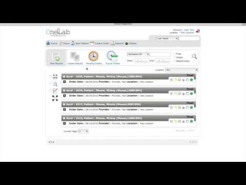 OneLab Web Portal Training Video