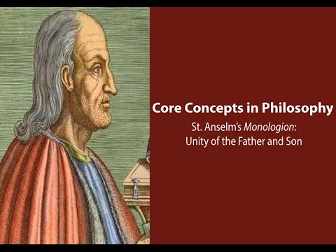 The Unity of the Father and Son - Anselm of Canterbury, Monologion - Philosophy Core Concepts - 동영상