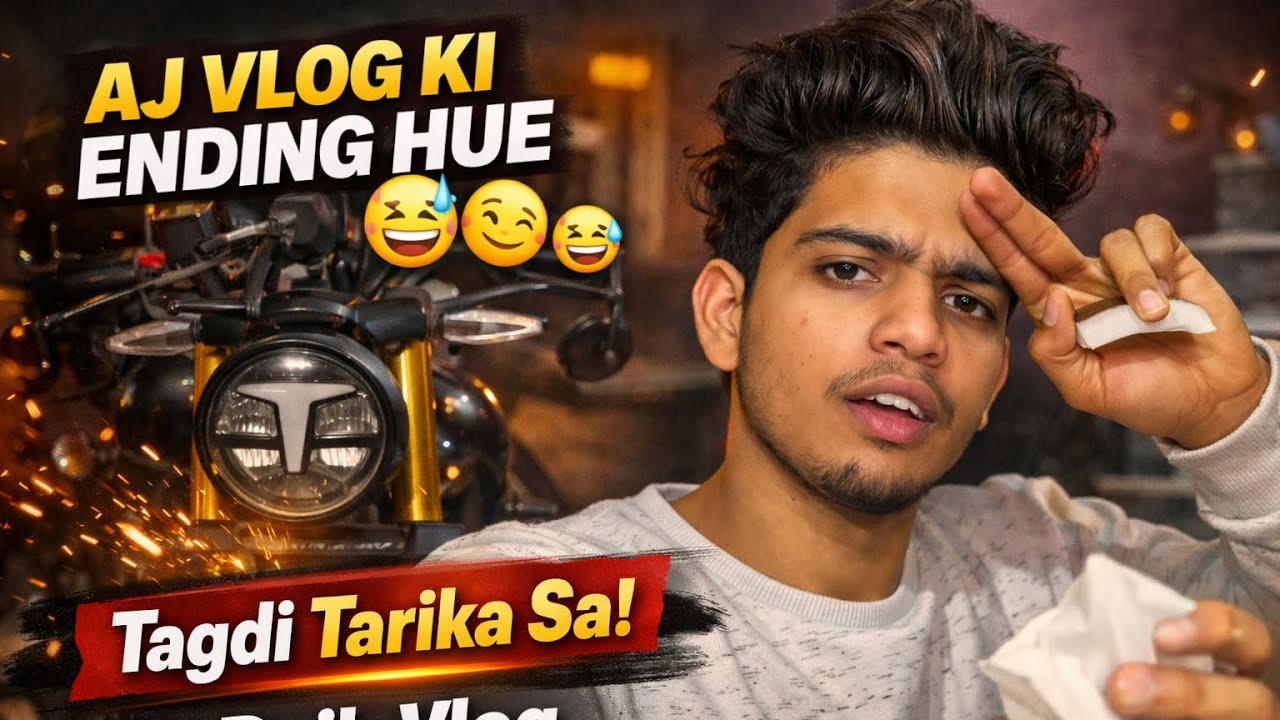 Aaj Vlog Ki Ending Hue 😅 Tagdi Tarika Sa! | #DailyVlog 