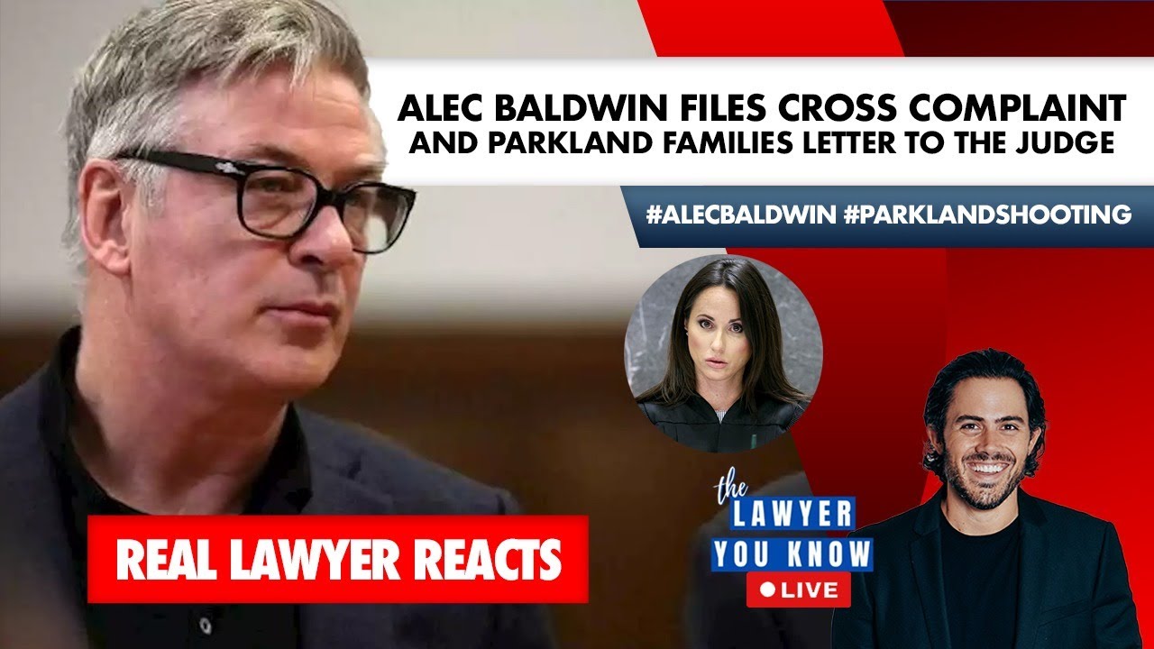 LIVE! Real Lawyer Reacts Alec Baldwin Files Cross Complaint & Parkland