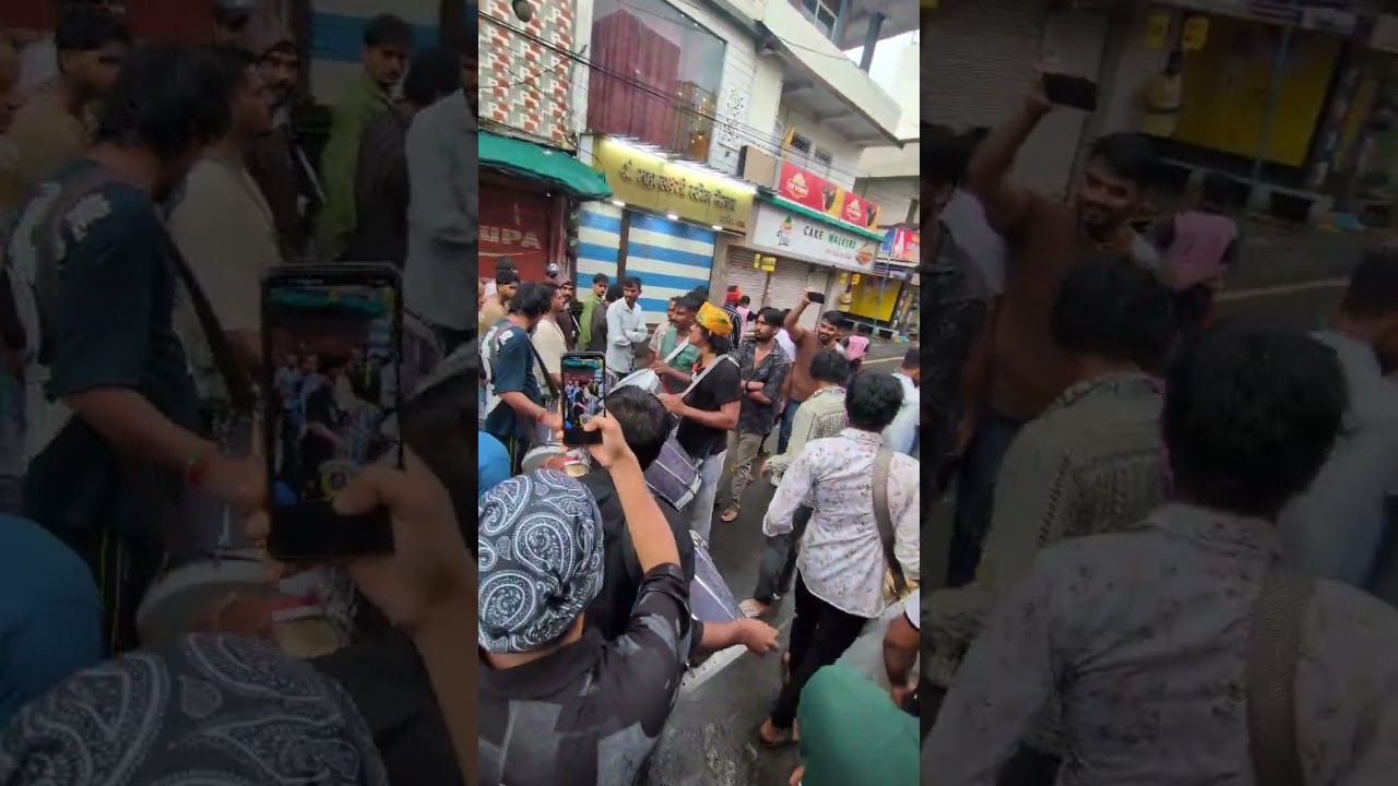 🫰❤️Ankit dhol party bhatpachlana#marathisong #banjo #live #drummer #music #nasicdhol 