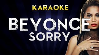Beyoncé - Sorry | LOWER Key Karaoke Instrumental Lyrics Cover Sing Along
