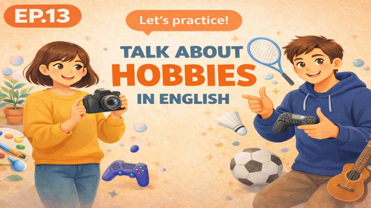 How to Talk About Hobbies | Real English Conversation 