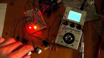 Controlling Zoom MS50G with Arduino