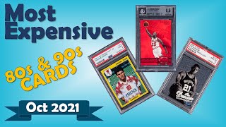 Top 15 80s & 90s Sports Card Sales for October 2021 | Ep 8