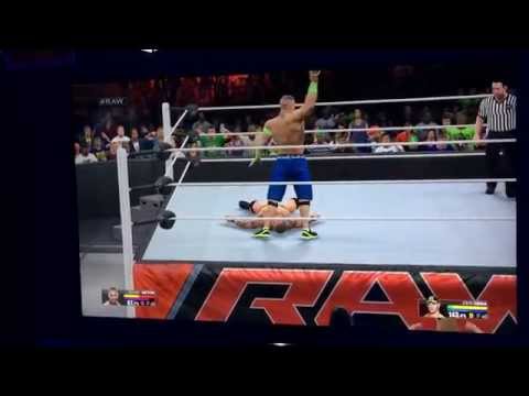 WWE 2K15 leaked Gameplay from EGX London Randy Orton vs John Cena!