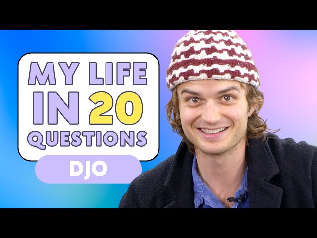 Joe Keery Gets Deep In 'My Life In 20 Questions' | Djo class=