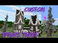 How to build CUSTOM Pale Oak Spruce Trees in Minecraft Survival!