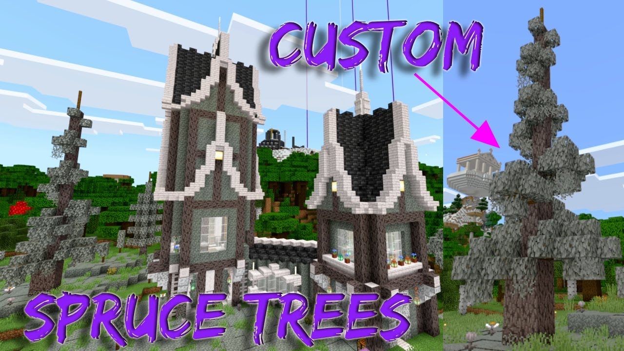 Как построить СПЕЦИАЛЬНЫЕ деревья из светлого дуба в режиме выживания Minecraft!