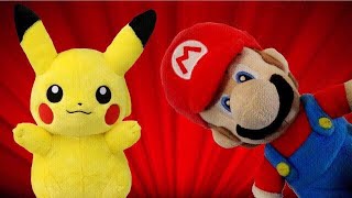 Mario Babysits Pikachu