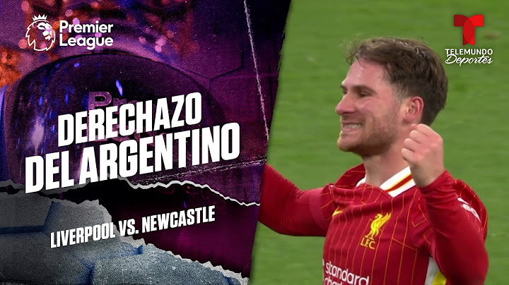 Gol de Mac Allister para aumentar la ventaja Red - Liverpool vs. Newcastle | Premier League