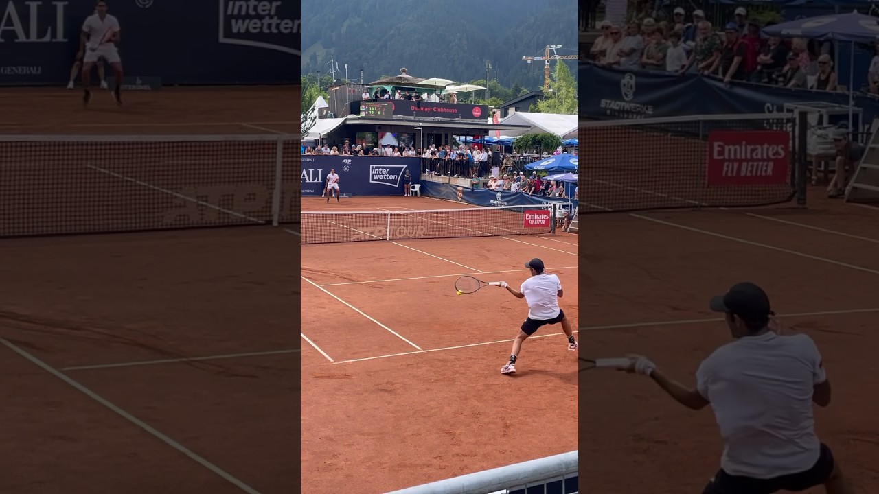One of the best point of ATP 250 Kitzbuhel between Federico Coria and Facundo Diaz Acosta 🔥