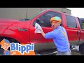 Blippi Washes The Car!! | BLIPPI | Kids TV Shows | Cartoons For Kids | Popular video