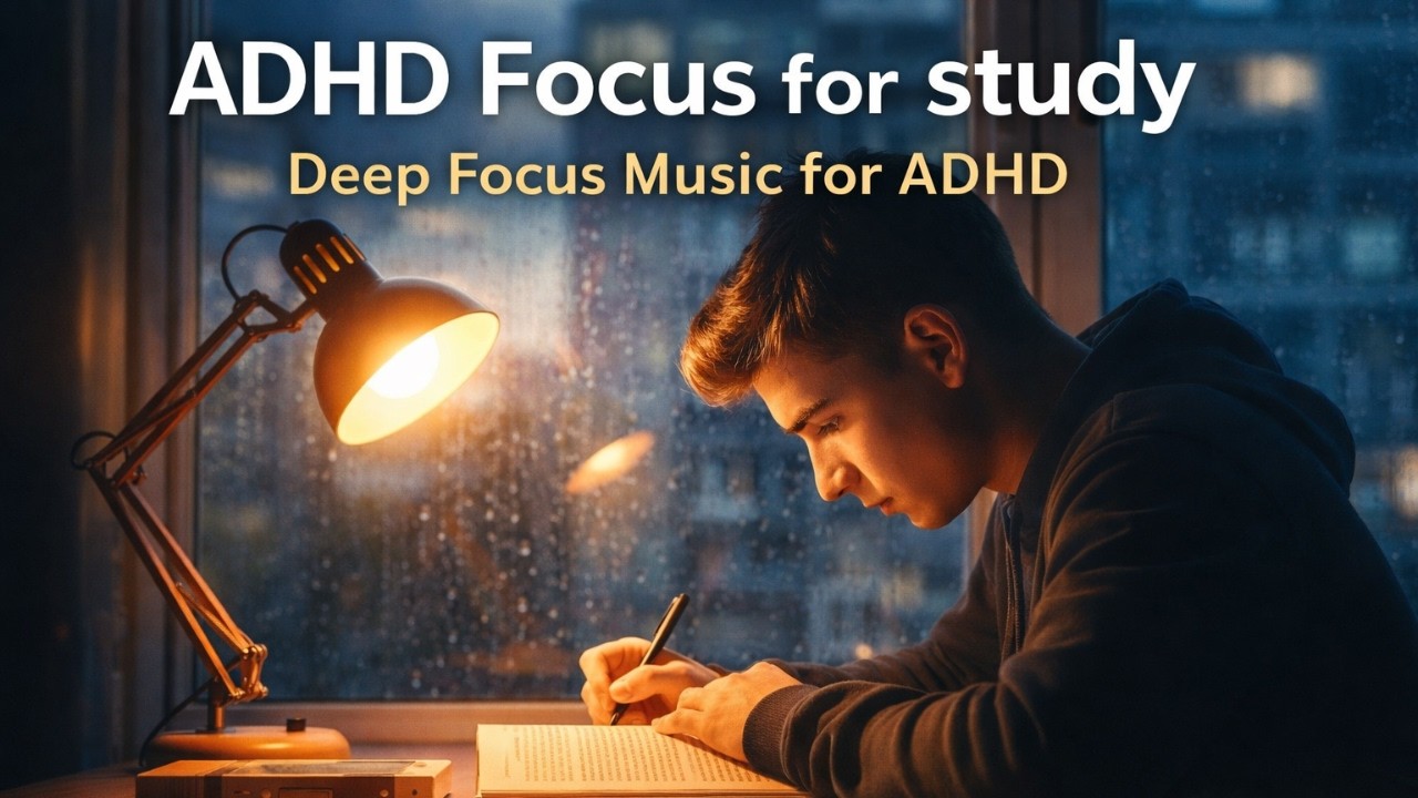 ADHD Focus for Studying 🧠📚 Deep Focus Music for ADHD & ADD No ...