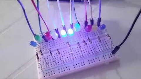 KIT ARDUINO BRASIL #08 - EFEITO ILUMINAÇÃO SEQUENCIAL COM LEDS E POTENCIÔMETRO