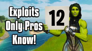 Famous 12 Advanced Tips & Tricks That ONLY Pros Use! - Fortnite Battle Royale Wealth