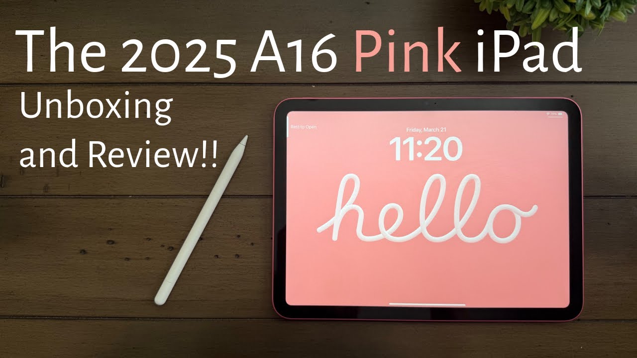 The 2025 A16 iPad is here!! And Pink might be the best color
