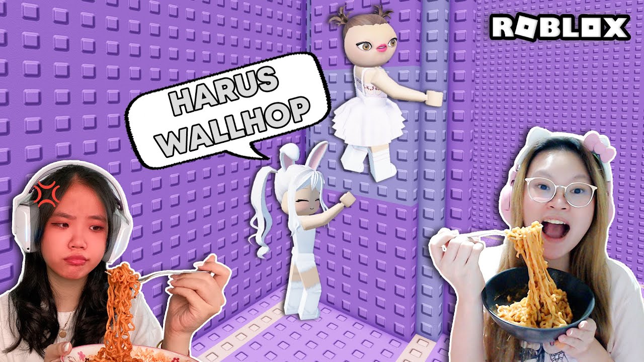 Aku Dan LenLen Nekat Samyang Challenge Di Tower Wall Hop ?!! [Roblox Indonesia]