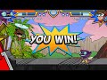 Free Play Mode in Super Brawl 4: Harvey Beaks vs Timmy Turner (Classic Timmy)