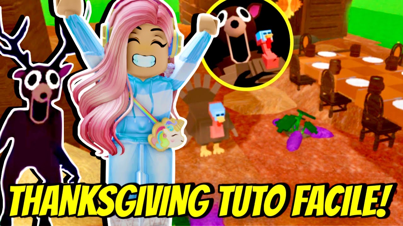 TUTO FACILE DE LA MAJ DE THAKSGIVING DANS 99 NUITS DANS LA FORET AVEC MATHIS! ROBLOX