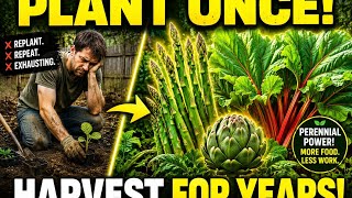 Plant Once, Harvest for YEARS 🌱 5 Perennial Vegetables That Keep Producing!