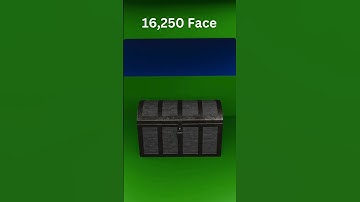 Cloth Simulation 16 to 50,000 Faces on box #3dart #blender3d #blenderanimation #minecraft #blend3d