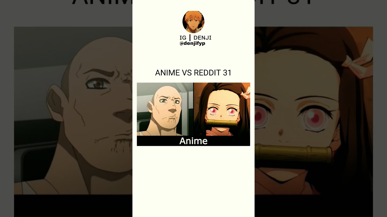 anime vs reddit rock meem 31 
