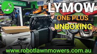 Lymow One Plus Unboxing | Tank Tracks, Bar Blades and 528Wh Battery | Robot Lawnmowers Australia