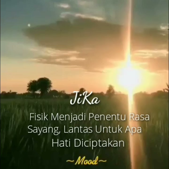 Story wa, Jika fisik menjadi penentu rasa sayang,lantas untuk apa hati di ciptakan