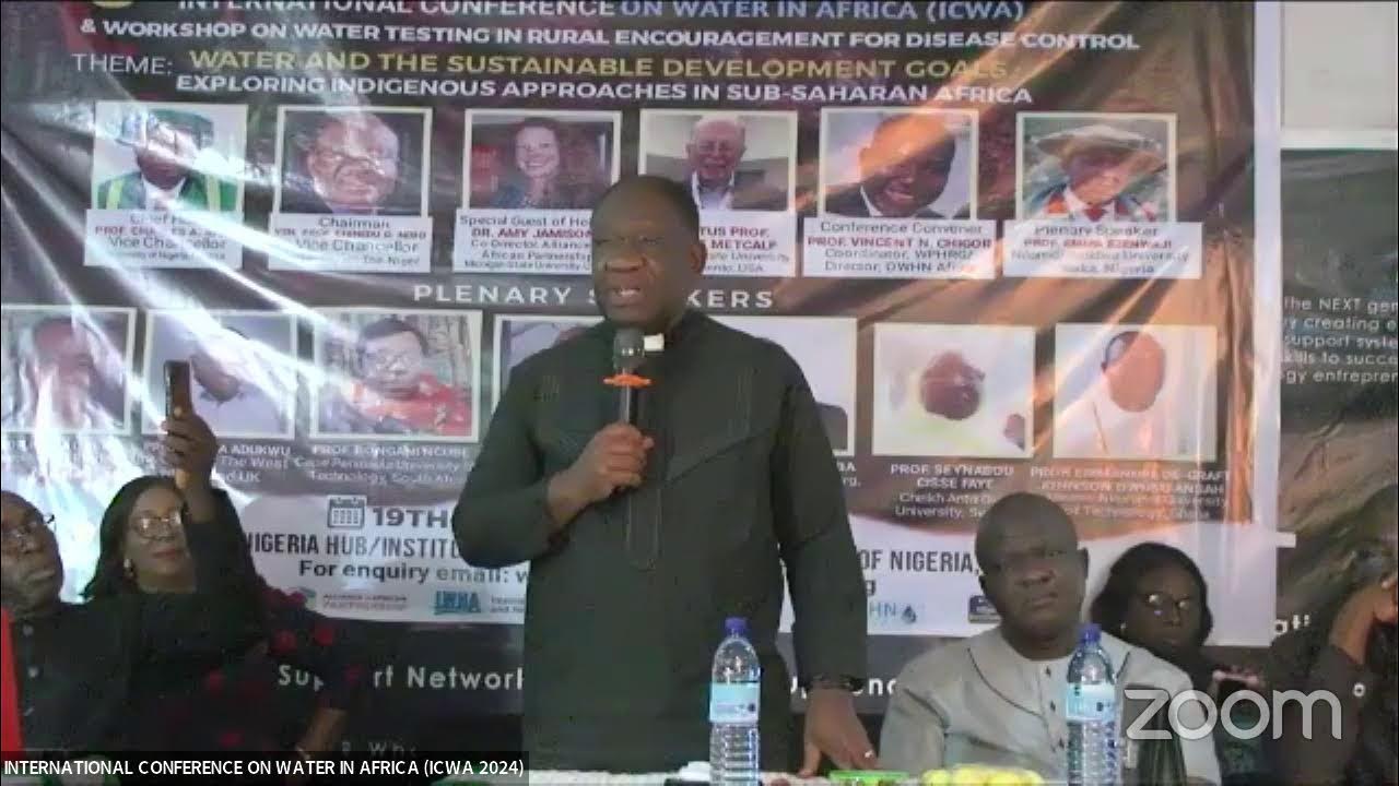 INTERNATIONAL CONFERENCE ON WATER IN AFRICA (ICWA 2024) DAY 1 YouTube