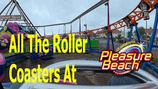 All Four Roller Coasters At Great Yarmouth Pleasure Beach 4K POV
