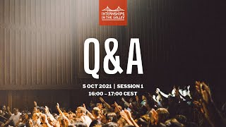Intro + Q&A  | Edition 2022 | Session 1 | 5 Oct 2021