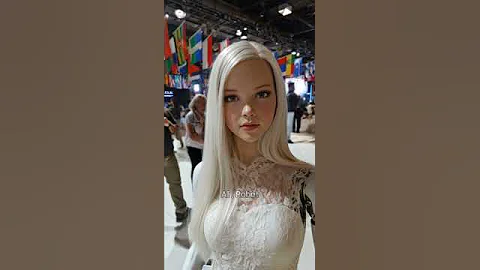 2025 IRC Robot Expo – Replacing Her Battery. #irc #robot #shorts #humanoidrobot #robotics