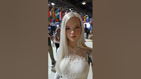 2025 IRC Robot Expo – Replacing Her Battery. #irc #robot #shorts #humanoidrobot #robotics