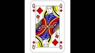 Queen of diamonds meaning (english) / Q of diamonds cardology/ Queen of diamonds cartomancy