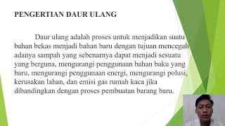 Pengertian, Manfaat dan Cara Mendaur Ulang Sampah
