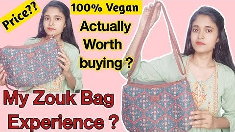 My Zouk bag experience is it worth buying or not 🥹|| Zouk Bag review @beautywithfarhat