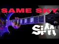 SIM (silence iz mine) - Same sky guitar cover