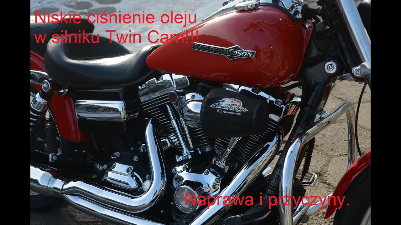 Harley Davidson Twin Cam niskie ciśnienie oleju. Naprawa i przyczyny.