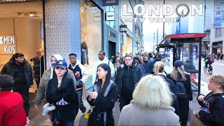 🇬🇧 Walking along OXFORD STREET, LONDON -The Famous Shopping Street in Central London -London Walk 4K