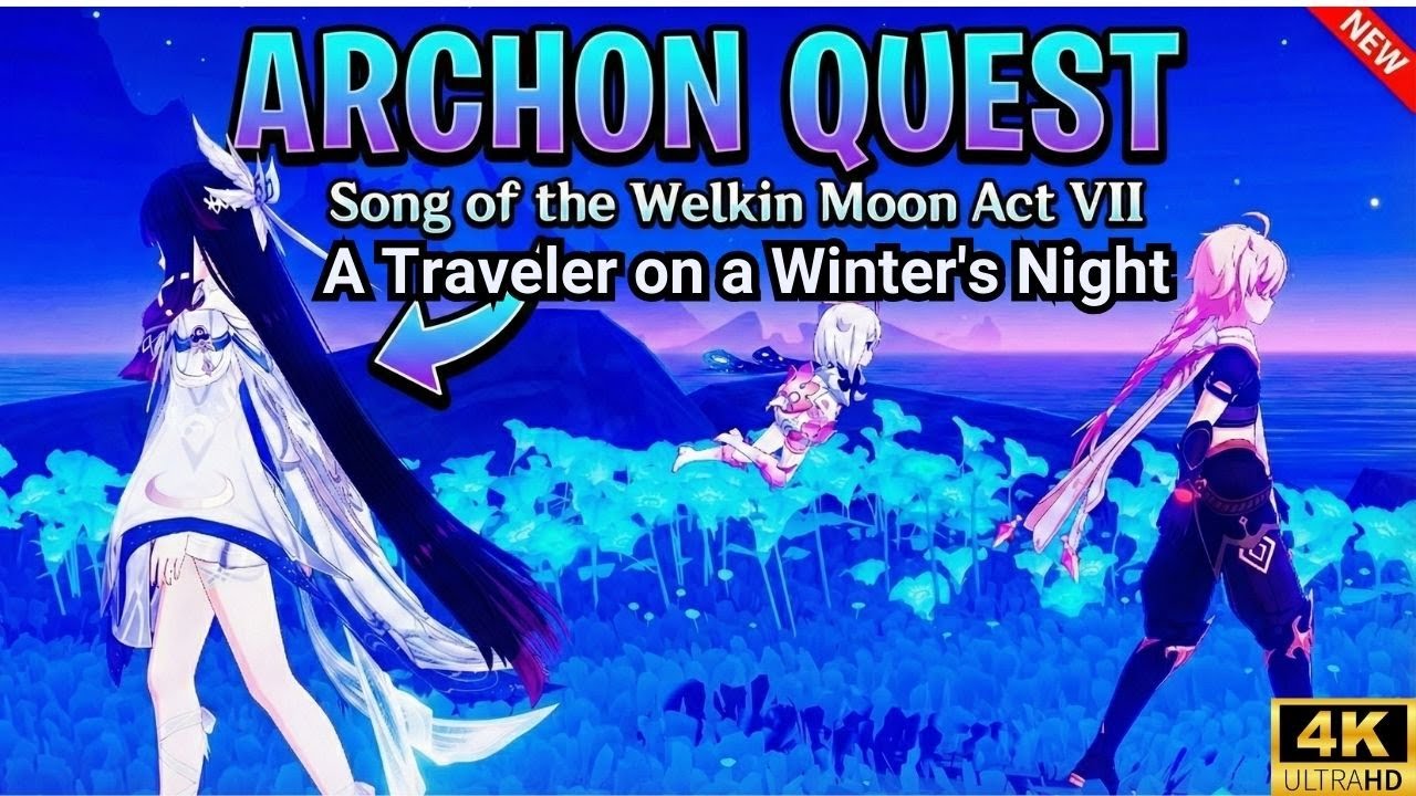 A Traveler on a Winter's Night Full Archon Quest Walkthrough | Genshin Impact 4K 60FPS RTX